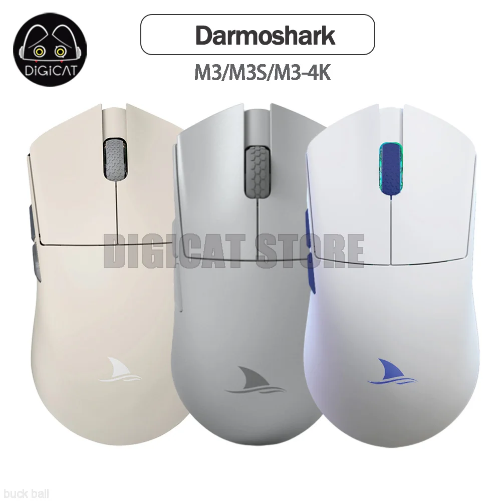 Геймерская мышь Darmoshark M3-4K M3S M3, легкая беспроводная компьютерная игровая мышь с Bluetooth PAW3395, 3-режимная мышь для киберспорта для ноутбука