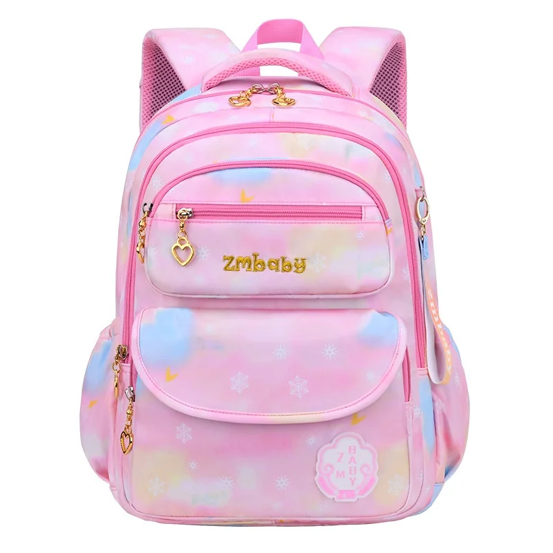 Grade 1-6 Lovely Girls Students Sweet Pink Backpacks New Children Fashion High-capacity Fashion Schoolbags Drop Shipping Hot