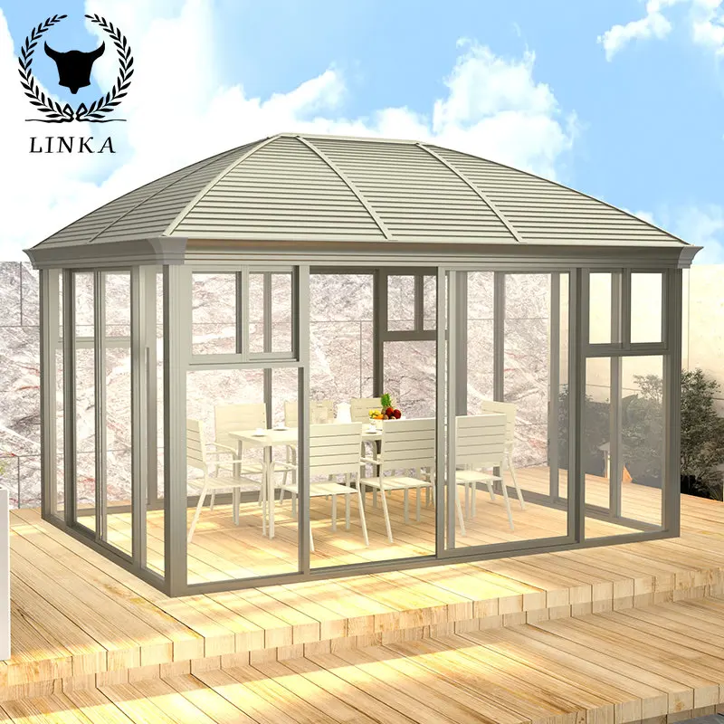 

Outdoor pavilion, sunshine room, villa, courtyard, leisure pavilion, balcony, garden, terrace, sunshade, aluminum alloy pavilion