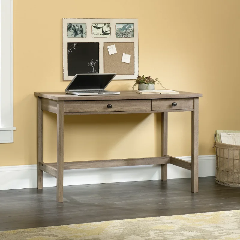 

Письменный стол Sauder County Line, офисная мебель с отделкой из соленого дуба, офисные столы, коммерческая мебель, настольный стол