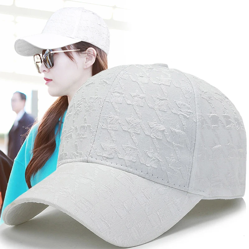 Women's Hat Spring and Summer Baseball Cap for Female New Style Fashion Sticky Flower Sports Luxury Breathable Sun Hat 2022