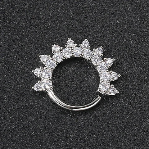 Cercei de știfturi pentru piercing pentru urechi de 1pc Helix pentru femei zircon Star Ear Tragus Cartilaj Piercing Accesorii bijuterii Cadouri Drop Shipping