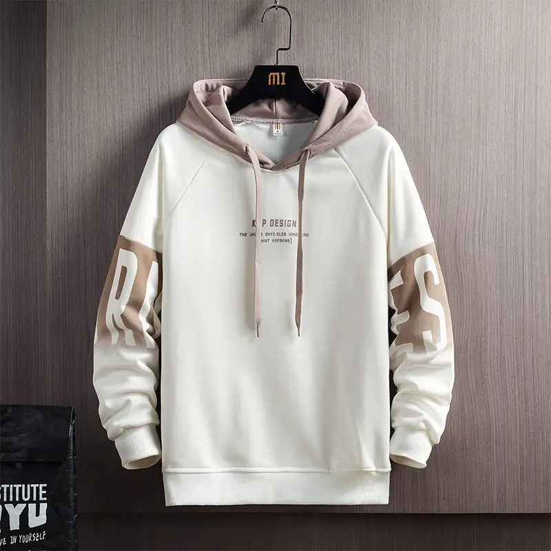 

Men Harajuku Tops Hip Hoodies Sweatshirts Trend Men's Fashion Print Hop Men Spring Streetwear Autumn Clothing Hoodies Letter