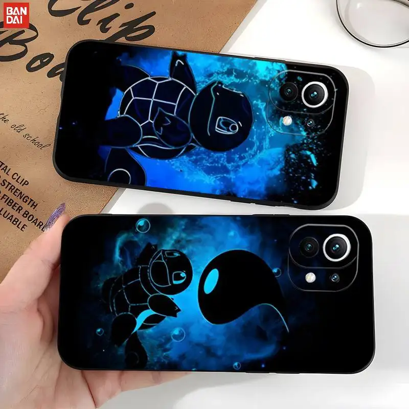 

Anime Pokemon Turtle Phone Case For Xiaomi Mi Poco M3 Pro X3 Nfc F3 9t 10t 11 11i 11x F3 Redmi 9 8 7 Fundas Shockproof Cover