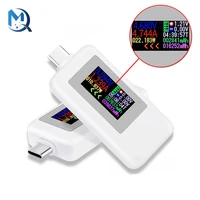 type c usb tester current 4 30v usb c voltage current tester timing ammeter 10 in 1 usb c charging cable color screen