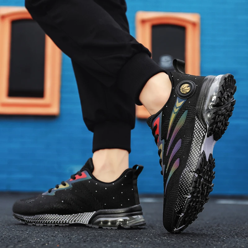 2022 New Men's Golf Shoes Mesh Breathable Sneakers Outdoor Men's Walking Shoes Men's Casual Golf Sneakers Size 39-46