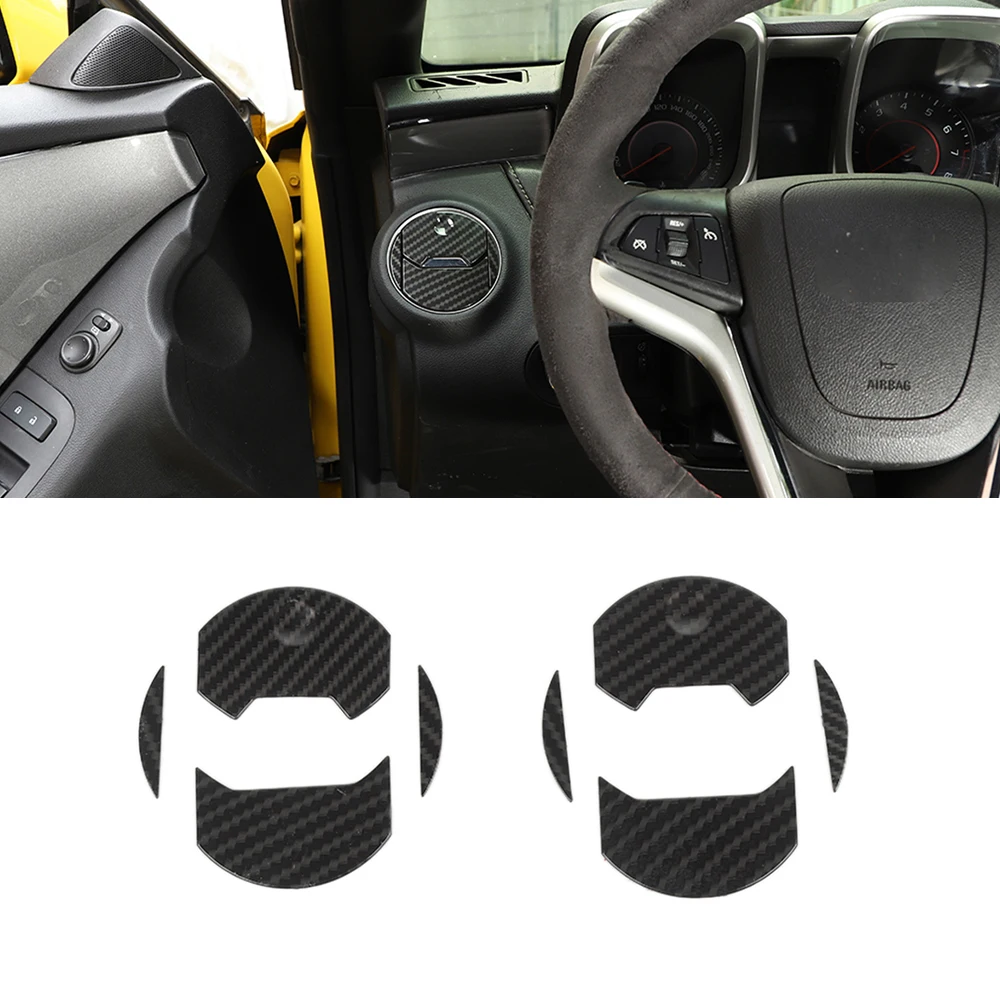 

Air Conditioner Outlet Vent Decoration Cover Trim for Chevrolet Camaro 2010-2015 Car Interior Accessries ABS Carbon Fiber Red