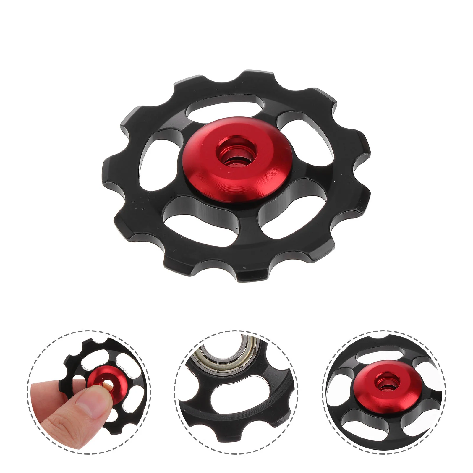 

Bike Derailleur Wheel Pulley Guide Chain Accessories Rear Wheels Mountain Mtb Roadparts Derailleu 11T Deralleur Part Tension