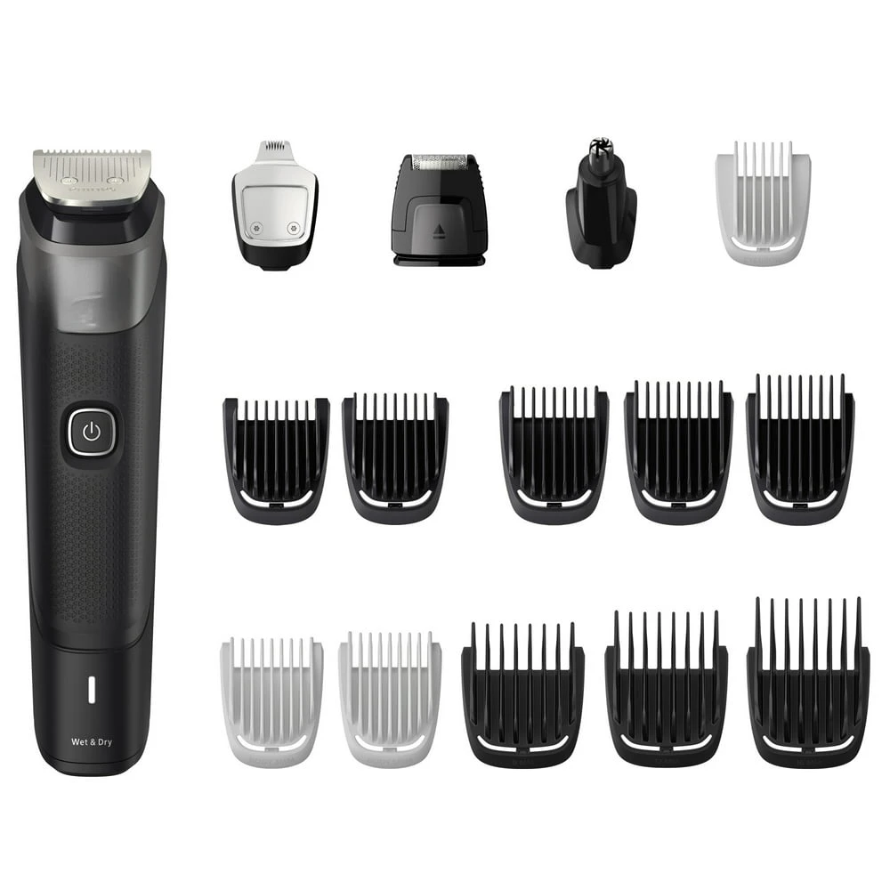 

Multigroom Series 5000 18 Piece, Beard Face, Hair, Body Hair Trimmer For Men - No Oil MG5900/49