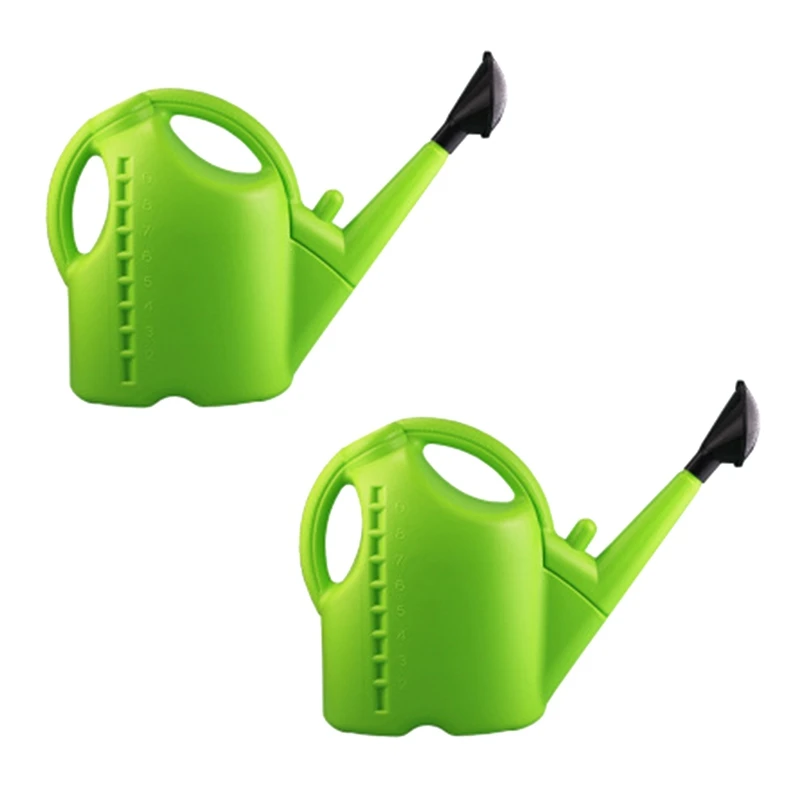 

2X Detachable Watering Can Large Capacity Watering Can For Indoor Outdoor Garden-Green