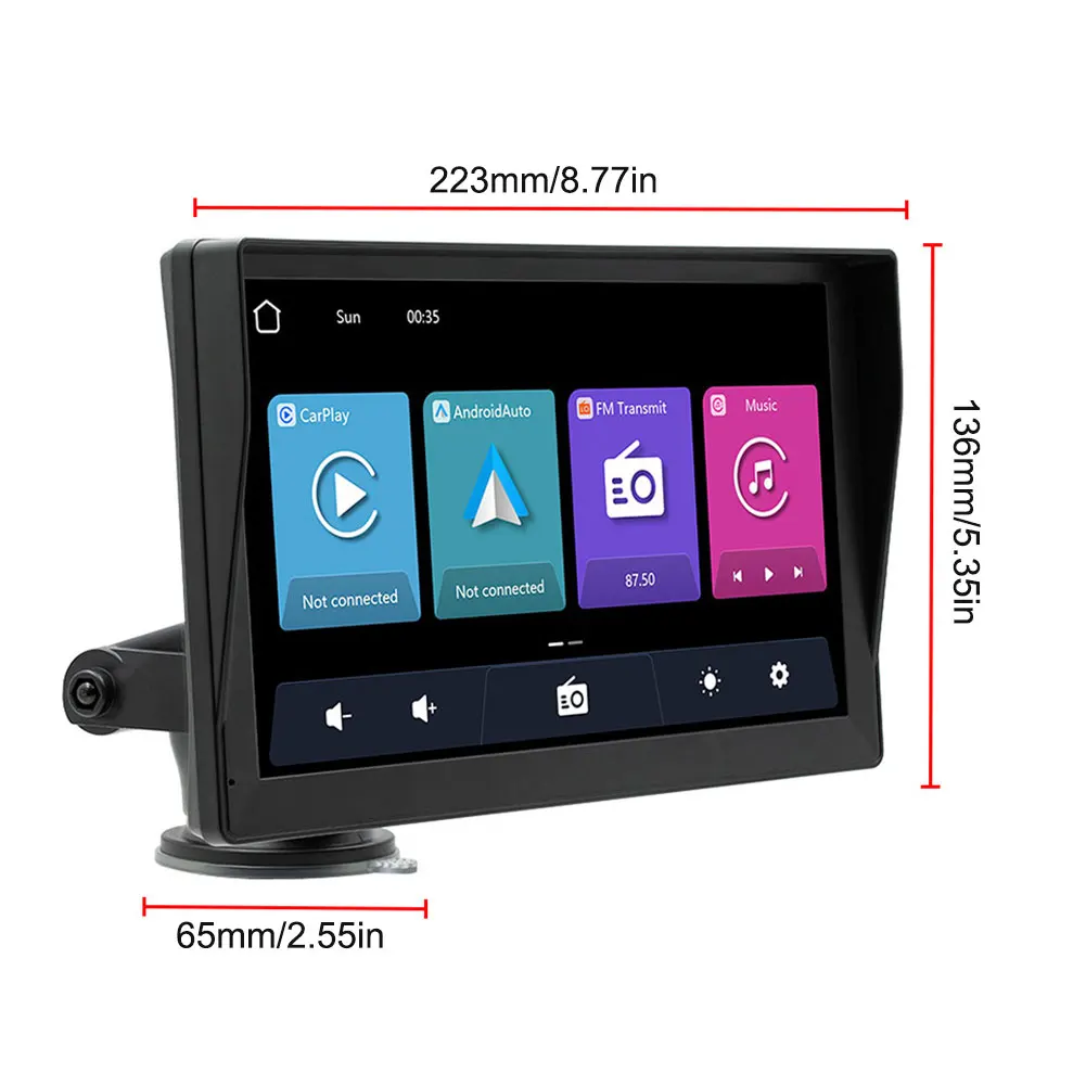 9-дюймовый умный мультимедийный плеер Mirrorlink беспроводной Carplay Android автомобильный
