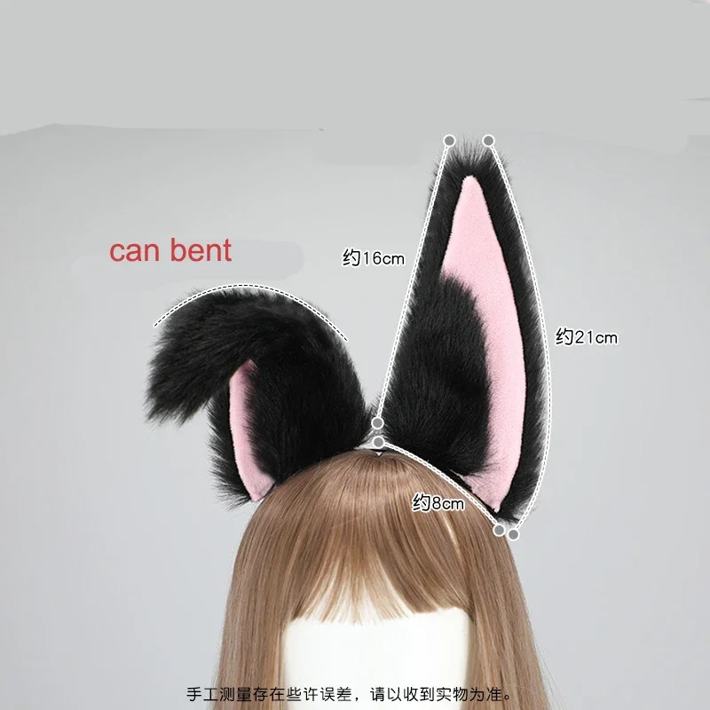 Игра Genshin Impact Tignari Косплей Парик с плюшевыми ушками Головные уборы для волос