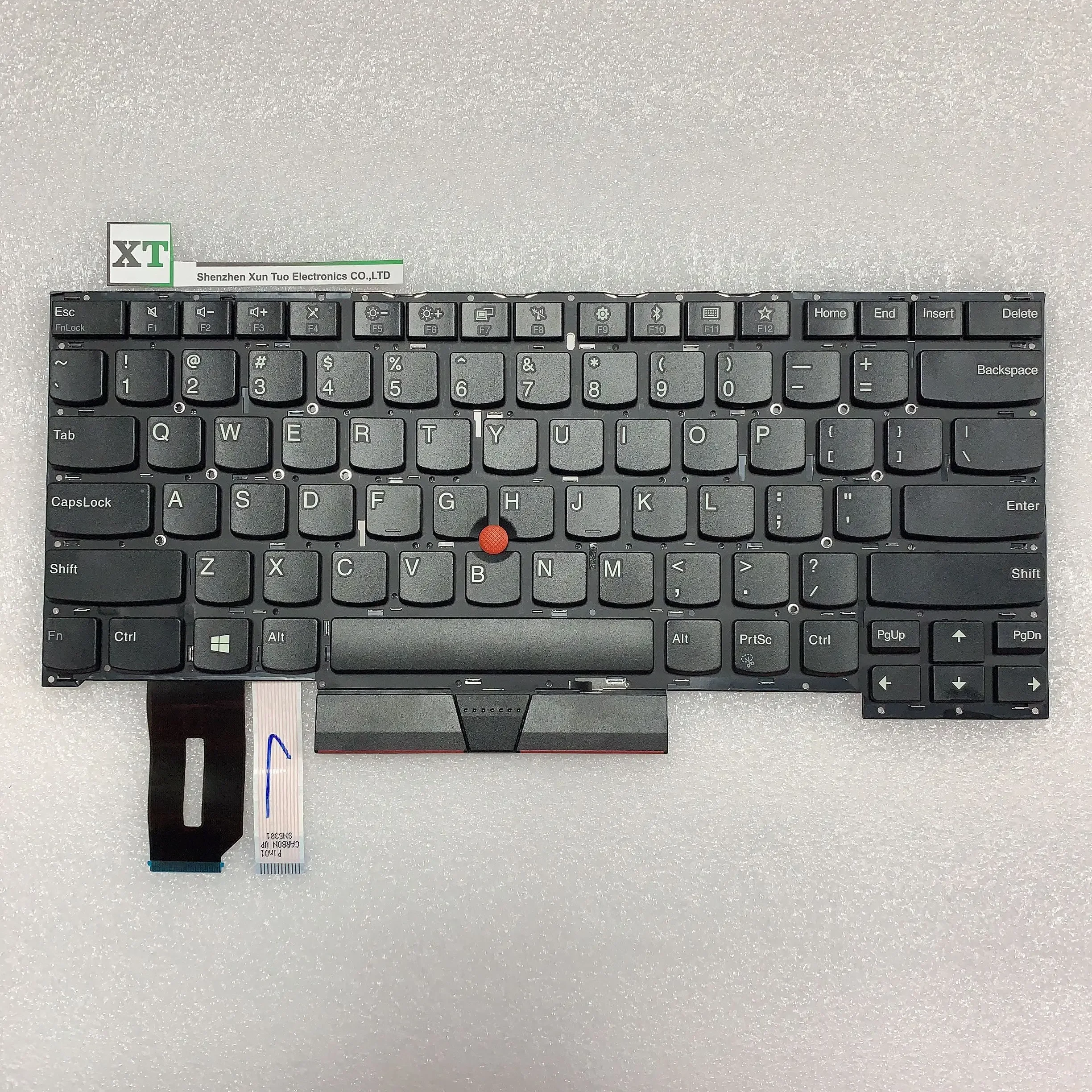 Новая американская клавиатура для Lenovo Thinkpad T490S T495S Black Enlish с кнопкой Click без