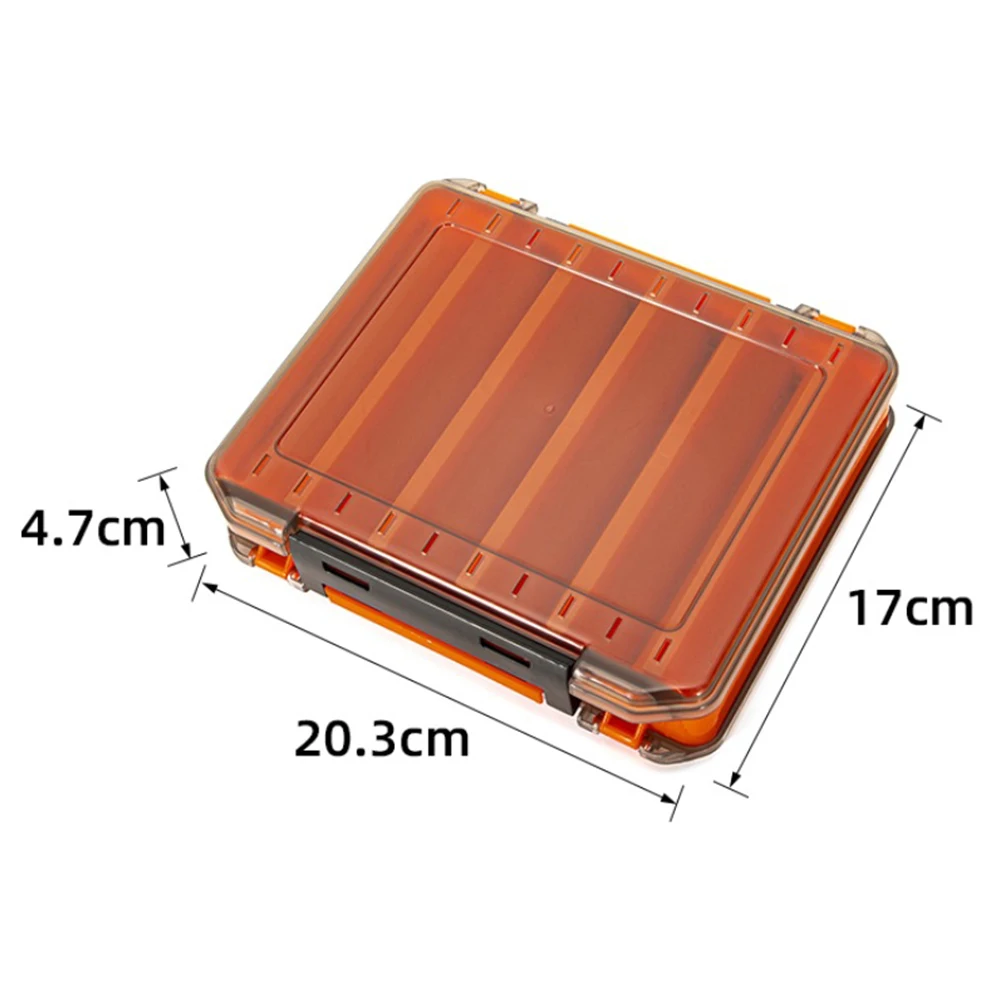 

Tackle Box Fishing Lure Box Multi-grid Tackle Boxes Waterproof Wood Shrimp Box Compartment For Fishing Tools Durable