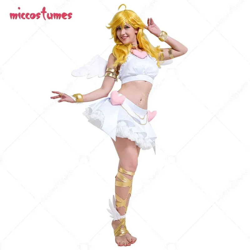 Miccostumes женские чулки для девочек Белый Косплей-костюм женщин костюм на Хэллоуин