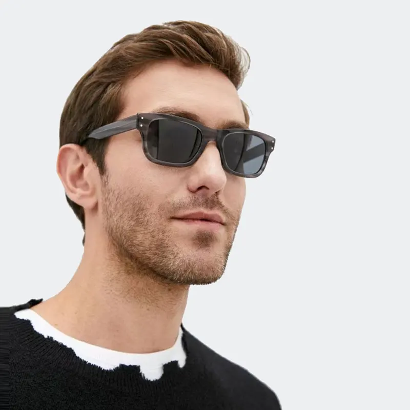 2283 Солнцезащитные очки Мужские дизайнерские Burbank в черной оправе Женские модные