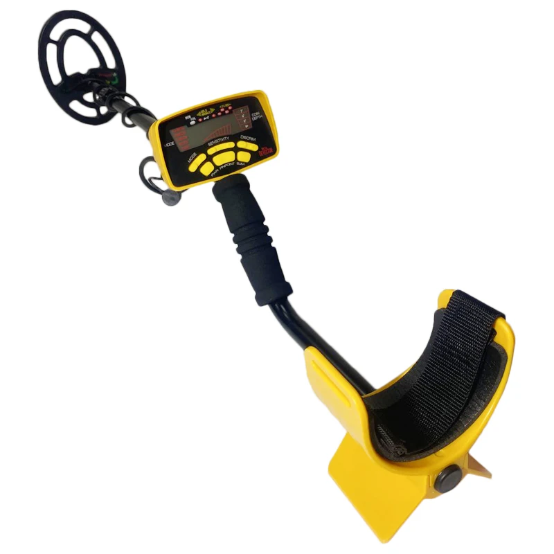 

Хит продаж, жёлтый металлоискатель с ЖК-дисплеем monster gold rovar finder, 6 футов, водонепроницаемый громкоговоритель внутри