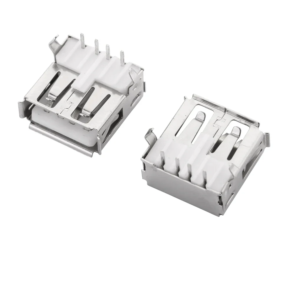 Лидер продаж USB Тип A Стандартный порт Женский разъем для пайки Разъем печатной