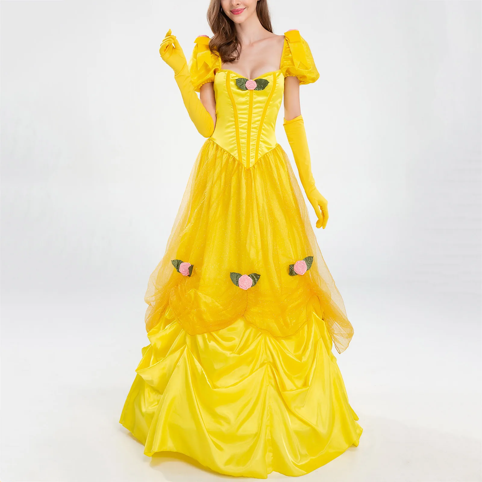 

2 шт./комплект, женское хлопковое платье с рукавами-фонариками