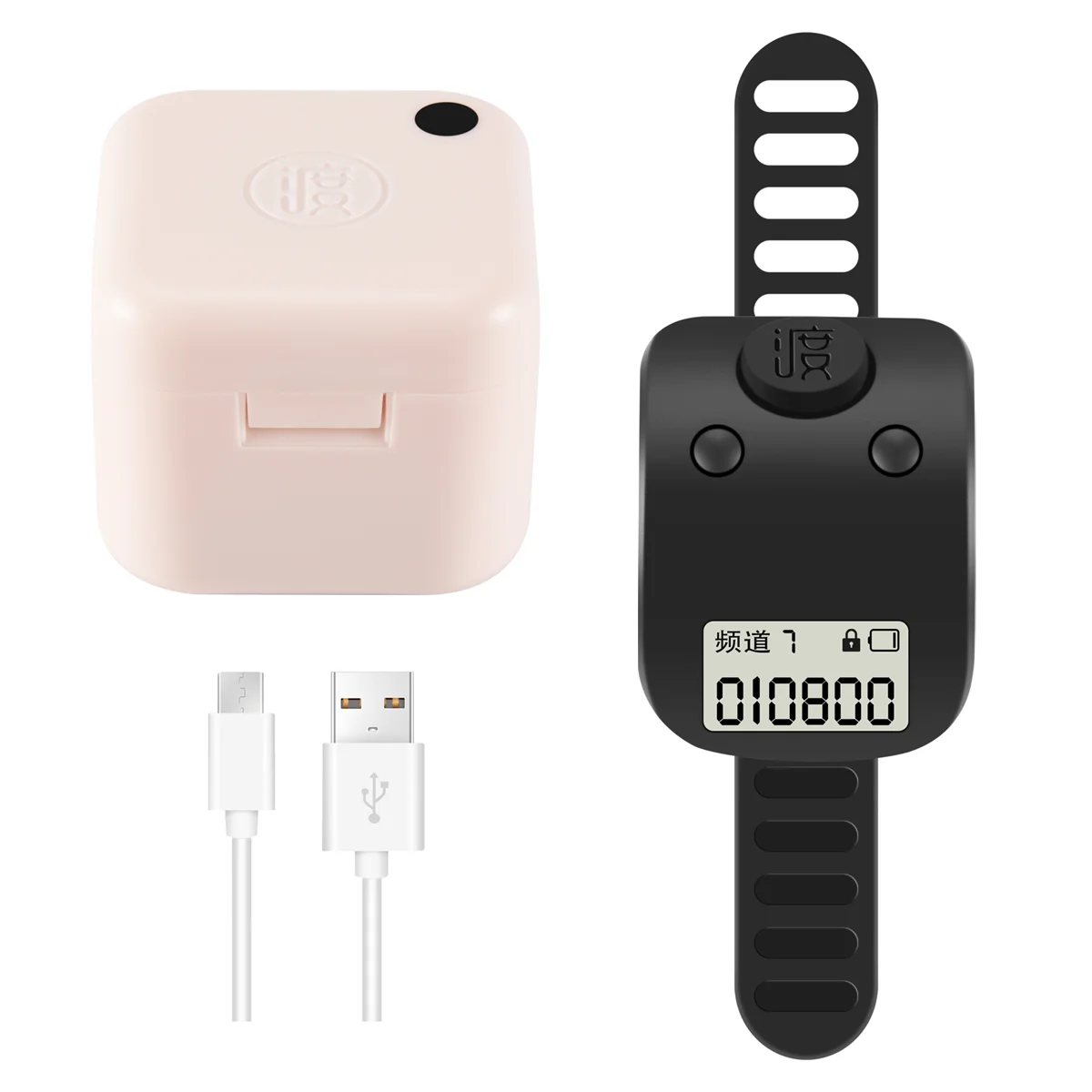 Электронное мини-кольцо на палец с цифровым ЖК-дисплеем ручной счетчик 6-значный