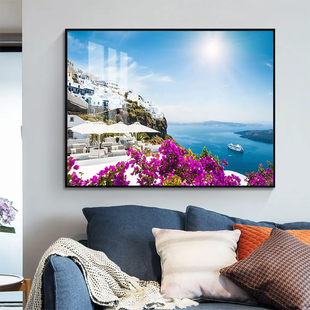 

Aegean Flower Sea Custom Posters Canvas Wall Art Nordic Print Modern Poster Picture Home Decor21-1207-78-4