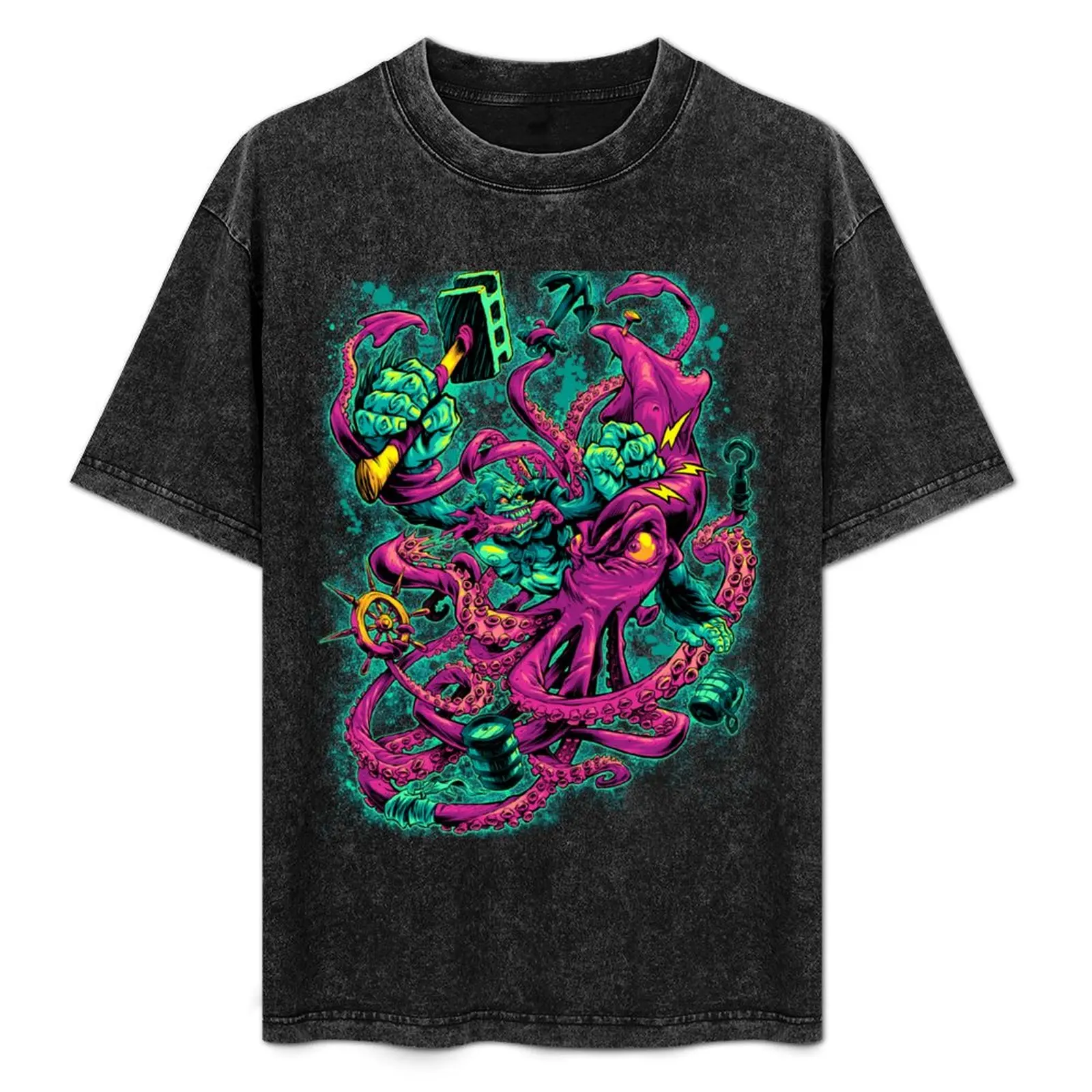 Горилла против. Летняя футболка с рисунком в стиле альбома рэпер