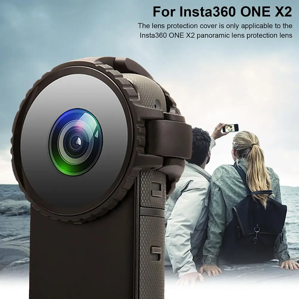 

For Insta360one X2 Panoramic Camera 10m Waterproof Lens Guard Protector Shell Anti-scratch Lens Cap Protective Case Accessories