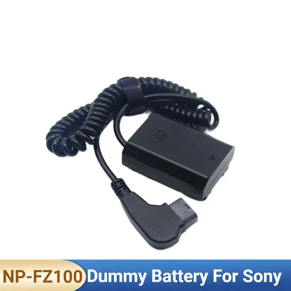 

NP-FZ100 Dummy Battery for Sony Alpha A7IV A7RIII A7 III ILCE-7M3 ILCE-7M3K A7M4 A9 Camera DC Coupler D-Tap Spring Cable