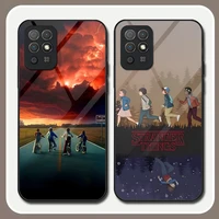 stranger things phone case tempered glass for huawei p30 p40 p50 p20 p9 smartp z pro plus 2019 2021 rich and colorful cover