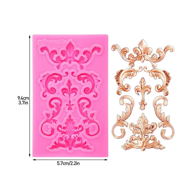 

Силиконовая форма для торта "Барокко", 3D гравировка
