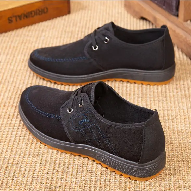 

Breathable elderly men leather working shoes new cloth shoes casual dad shoes durable all-match casual shoes S10830-S10838 Dn