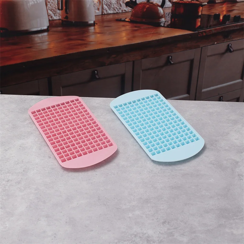 Форма для мини-кубиков льда 160 ячеек многоразовая силиконовая форма