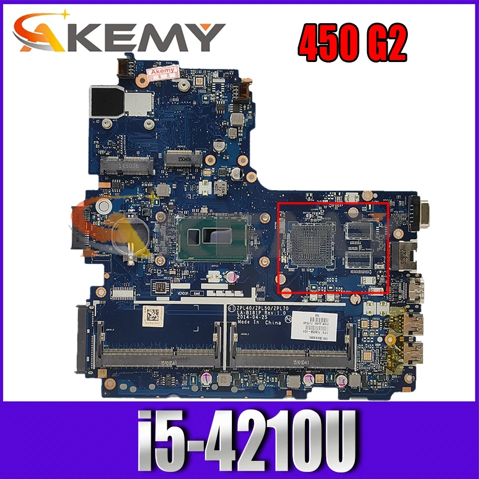 

Материнская плата для ноутбука HP Probook 776570 G2 601-001, 450 рабочий