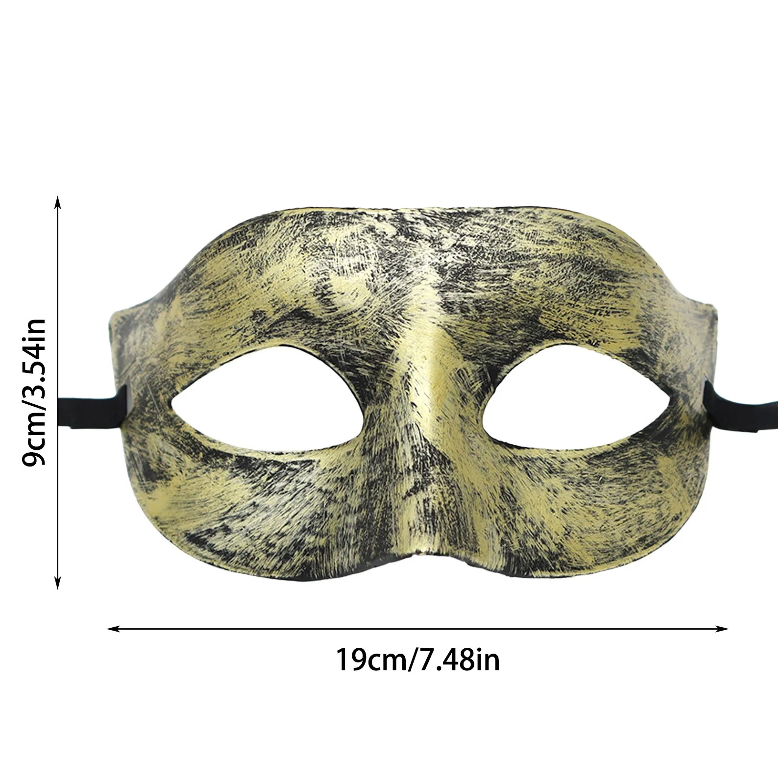 Маска для маскарада модная искусственная маска лица полированная античная