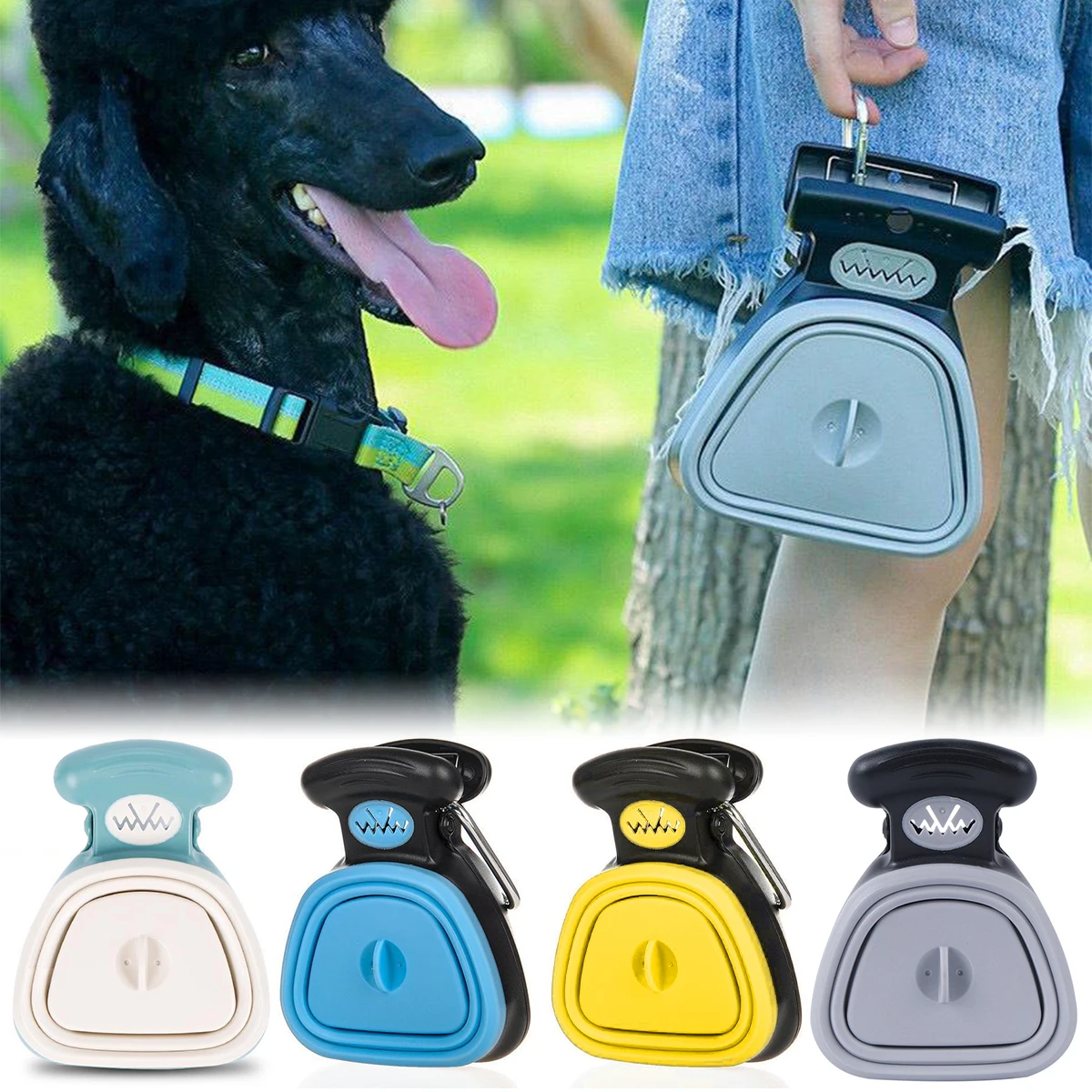 

Складной кошелек для домашних животных, переносной Органайзер с крючком-пряжкой, для путешествий