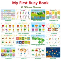 montessori toy preschool busy book for toddlers educational quiet book activity binder busy board learning toys for kids