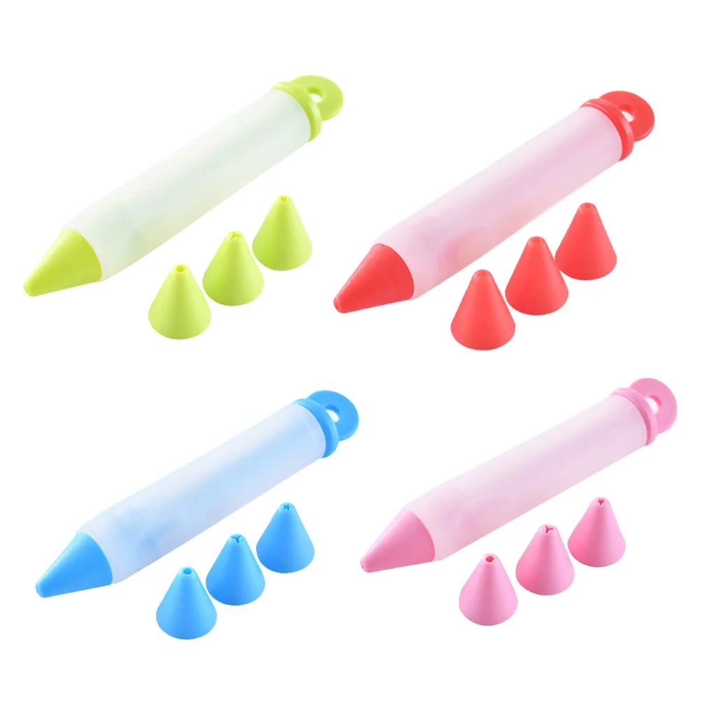 

Pen Decorating Cake Chocolate Pastry Icing Baking Tool Piping Tips Writing Spoon Decoration Diysauce Plating Pens Smootherart