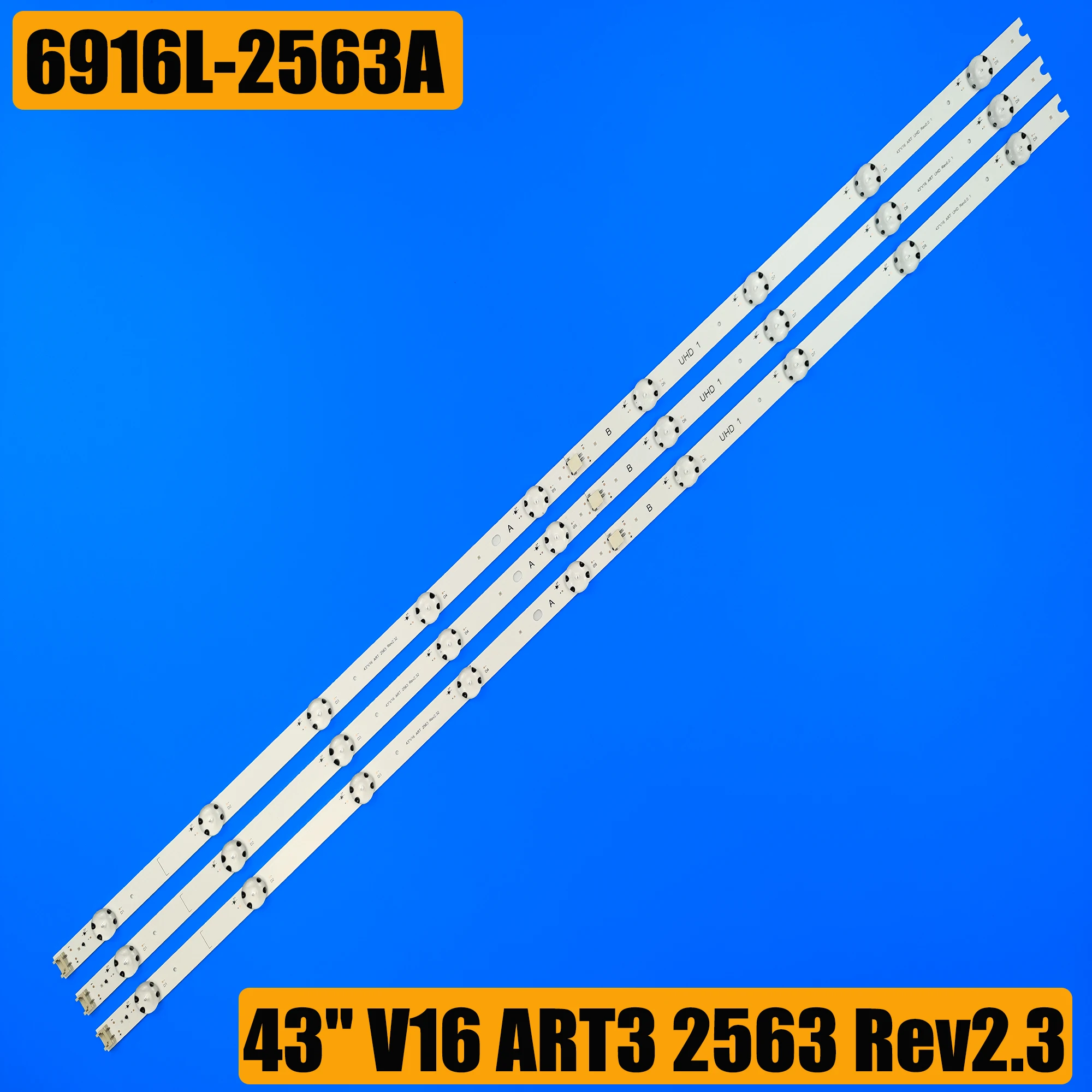 Светодиодная подсветка для LG 43UH661V 43UH650V 43UH656V 43UH668V 43UH676V 6916L-2563A 43UH6507 43UH6509 43UH652V LC430DGG FJ M1 M2 M7