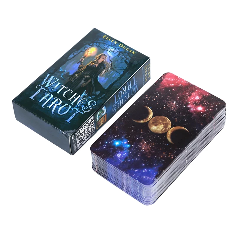 

Most Popular Tarot Deck Oracles Cards Mystical Table Games Women Affectional Divination Fate Game With 44-78 Cards