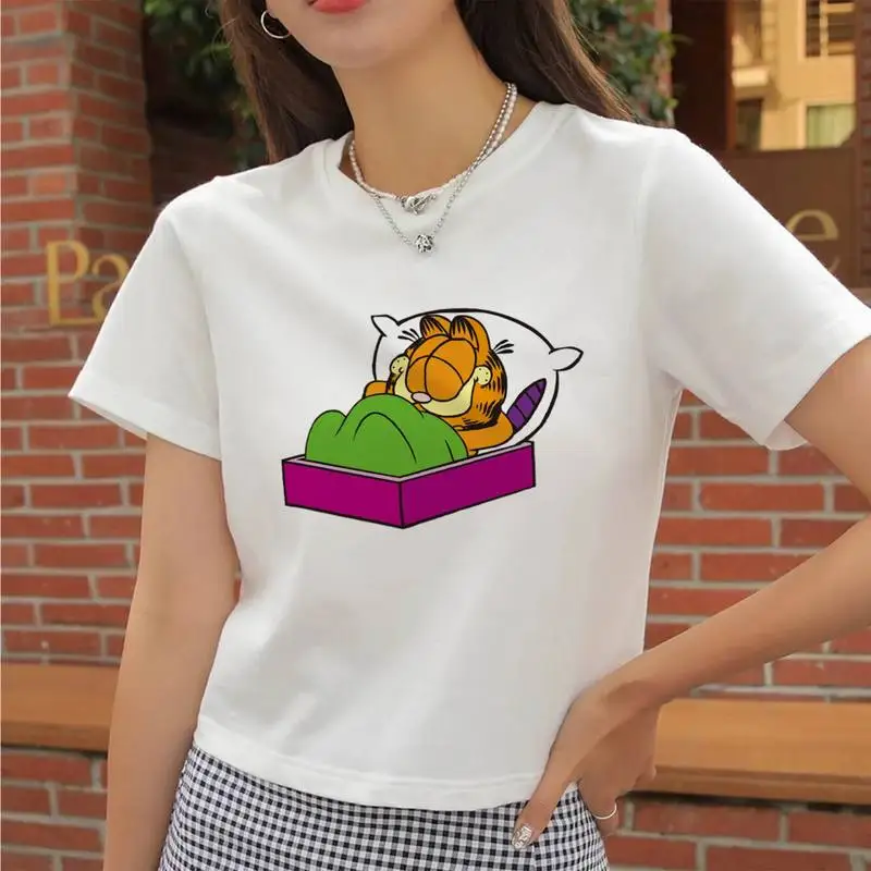 Женская футболка с круглым вырезом в стиле хип-хоп |