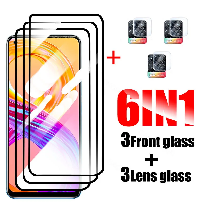 Защитные пленки для экрана и камеры Realme 6 7 8 9 Pro Plus, Realme 8i X2 XT, Narzo 30 Neo 2, C21 C21Y C25 C25S C25Y.