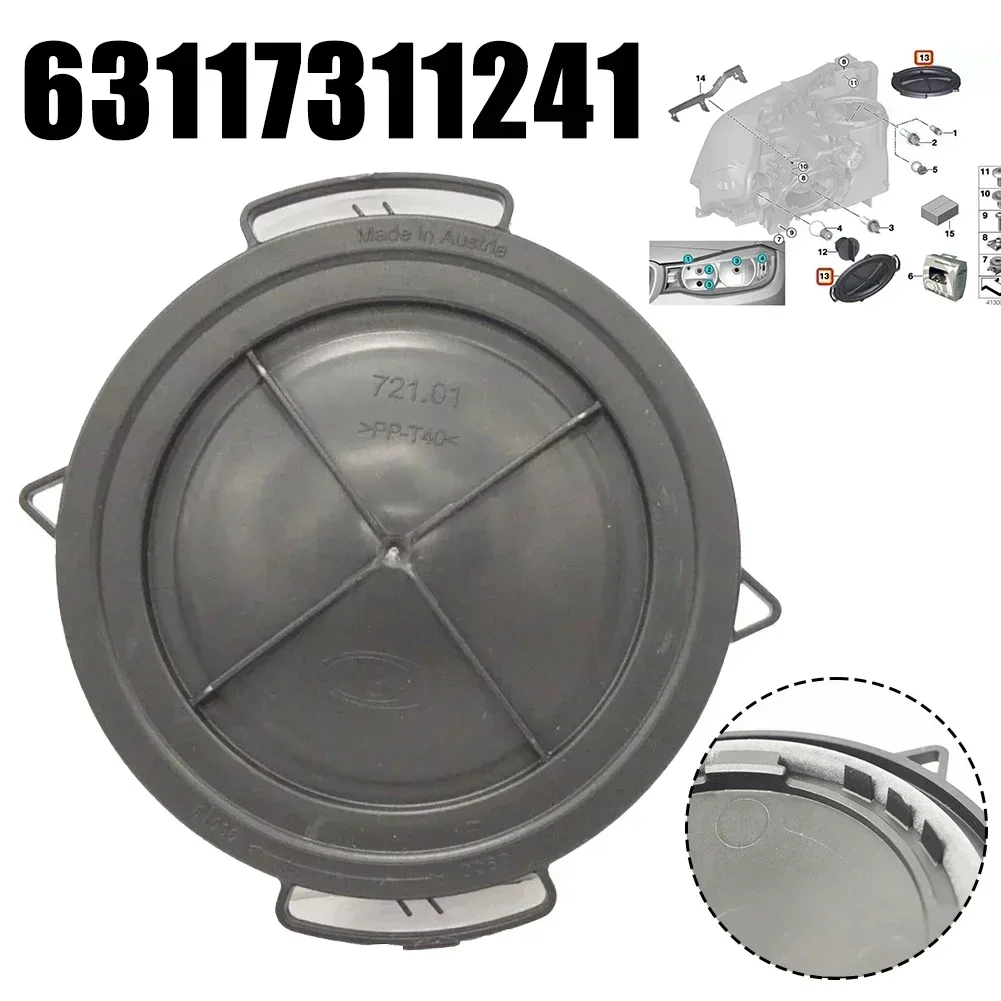 1 шт. черная крышка для лампы из АБС-пластика BMW 3 серии 2011-19 F30 F31 F34 OEM номер 63117311241