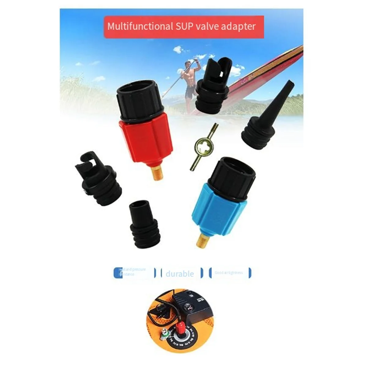 Адаптер воздушного клапана для надувных лодок КАЯКОВ насосов и компрессоров