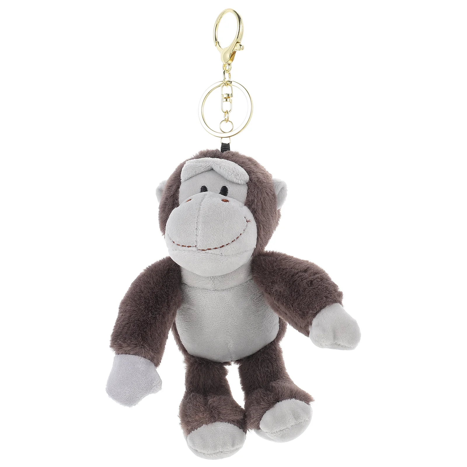 

Car Keys Keychain Orangutan Pendant Adorable Ring Bag Hanging Ornament Child Stitch