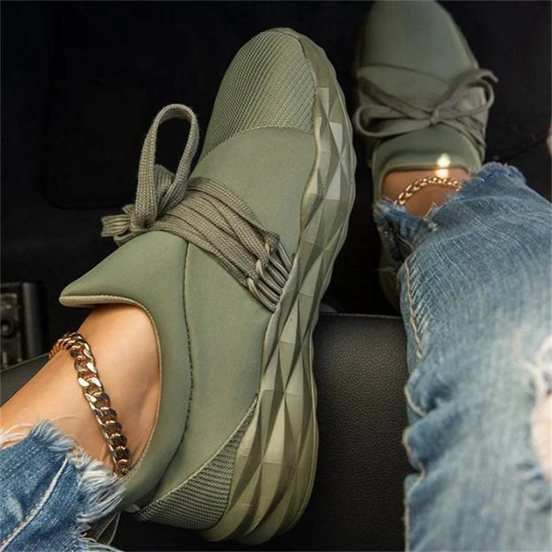

Women Sneakers Casual Breathable Sport Shoes Autumn Pop Lace Up Loafers Ladies White Sneakers Outdoor Walking Running Shoes