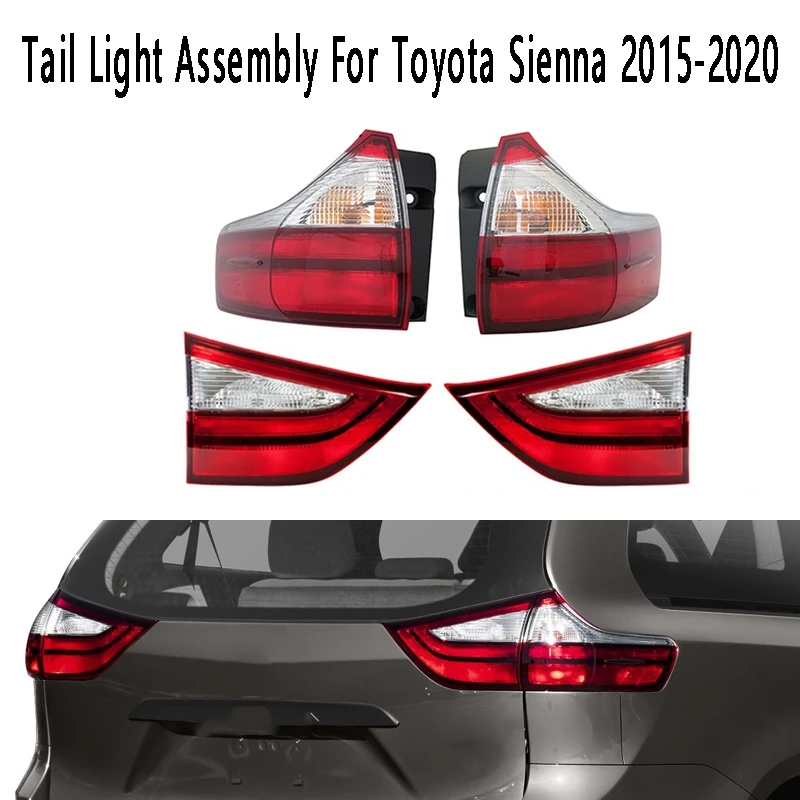 

Задний фонарь в сборе, задний тормоз, задний стоп-сигнал для Toyota Sienna 2015-2020