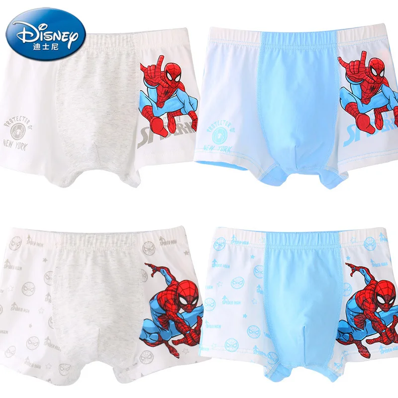 

Original Marvel Spider-Man Captain America Children's Underwear Cotton Boxer Shorts Summer Thin Boys Briefs Kids Underwear Boys