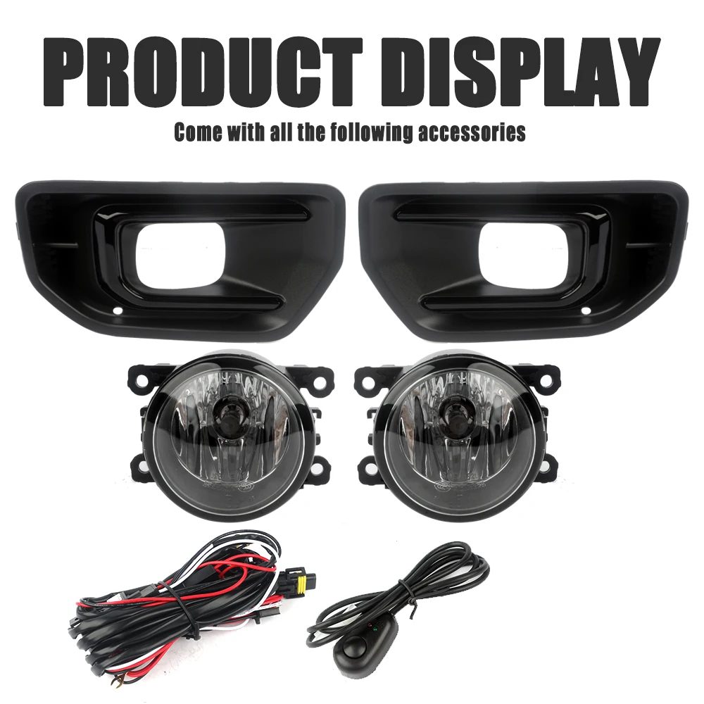 

Комплект для усовершенствования противотуманных фар на передний бампер для FORD RANGER 2022 версии 2023 2024, комплект дополнительных противотуманных фар, переключатель + проводка