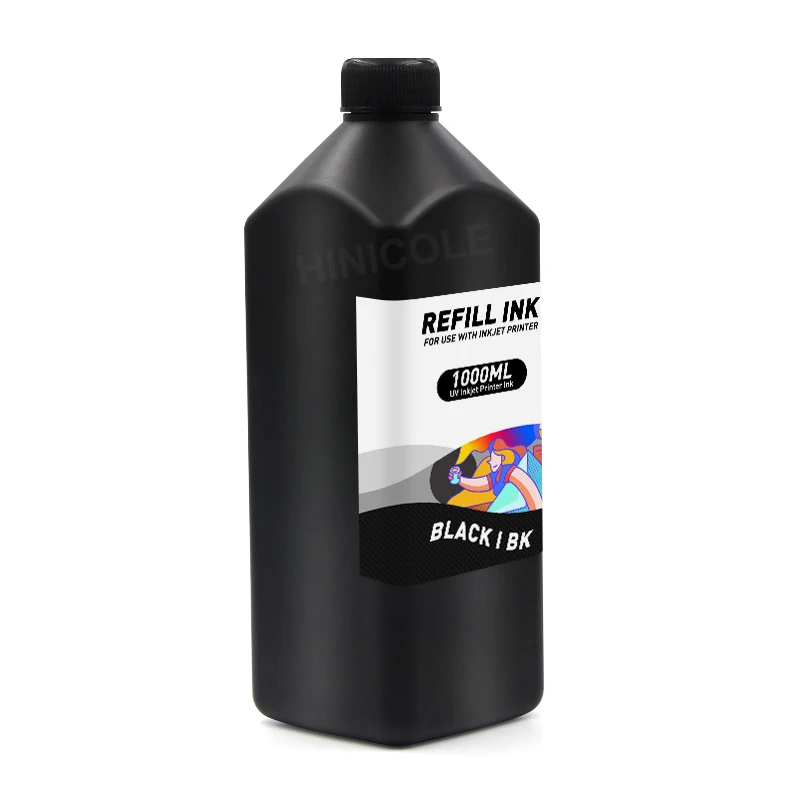 Hinмногоцветные УФ-чернила для Ricoh GEN3 GEN 4 GEN5 печатающая головка UV принтера 5 цветов