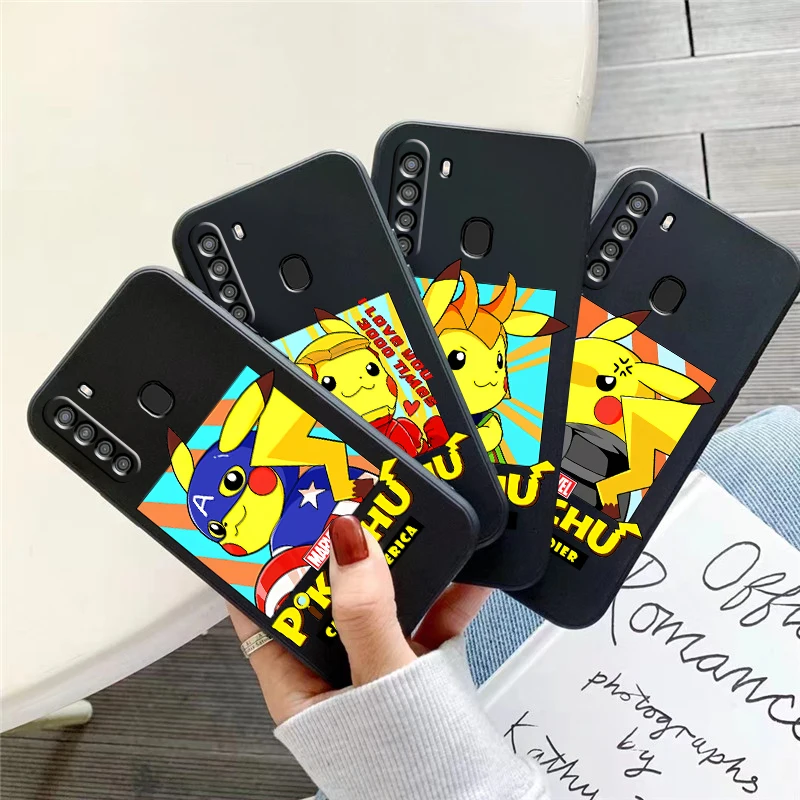 

Pokémon Anime Elf Phone Case For Samsung Galaxy A32 4G 5G A51 4G 5G A71 4G 5G A72 4G 5G Carcasa Funda Soft Black